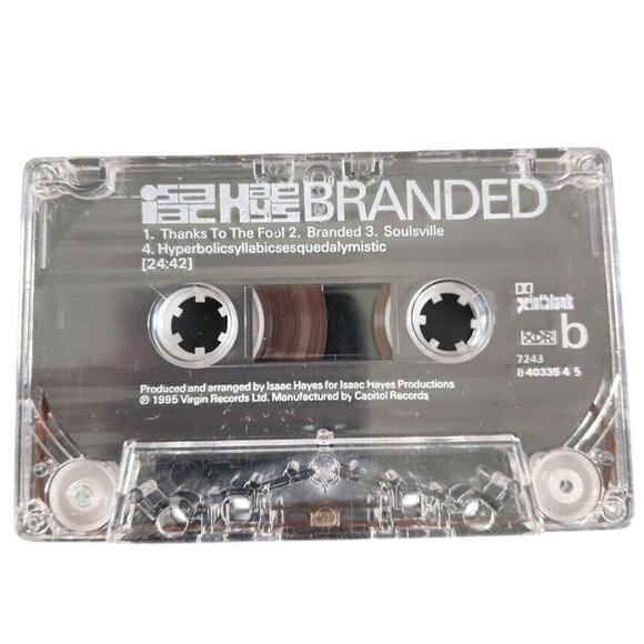 Isaac Hayes - Branded (1995, Cassette) - Picture 4 of 4